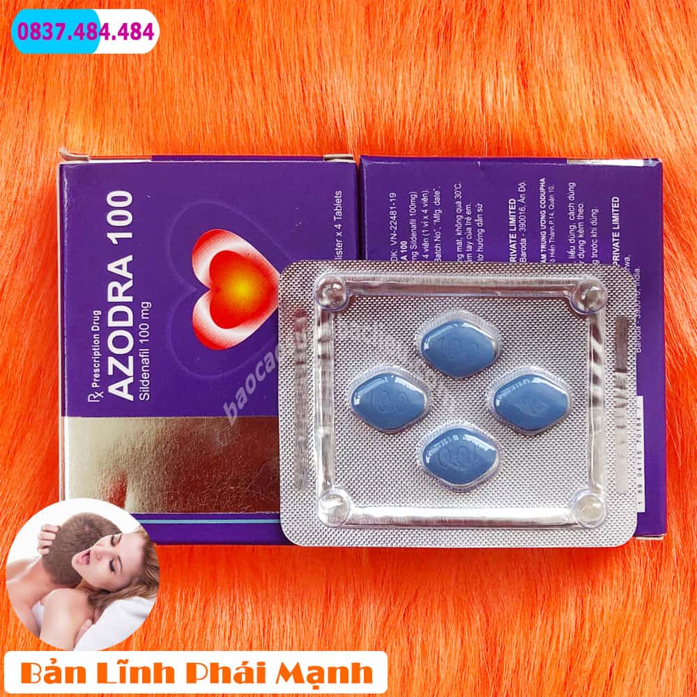 Thuốc Cương Dương Ấn Độ Azodra 100mg Bạc Liêu