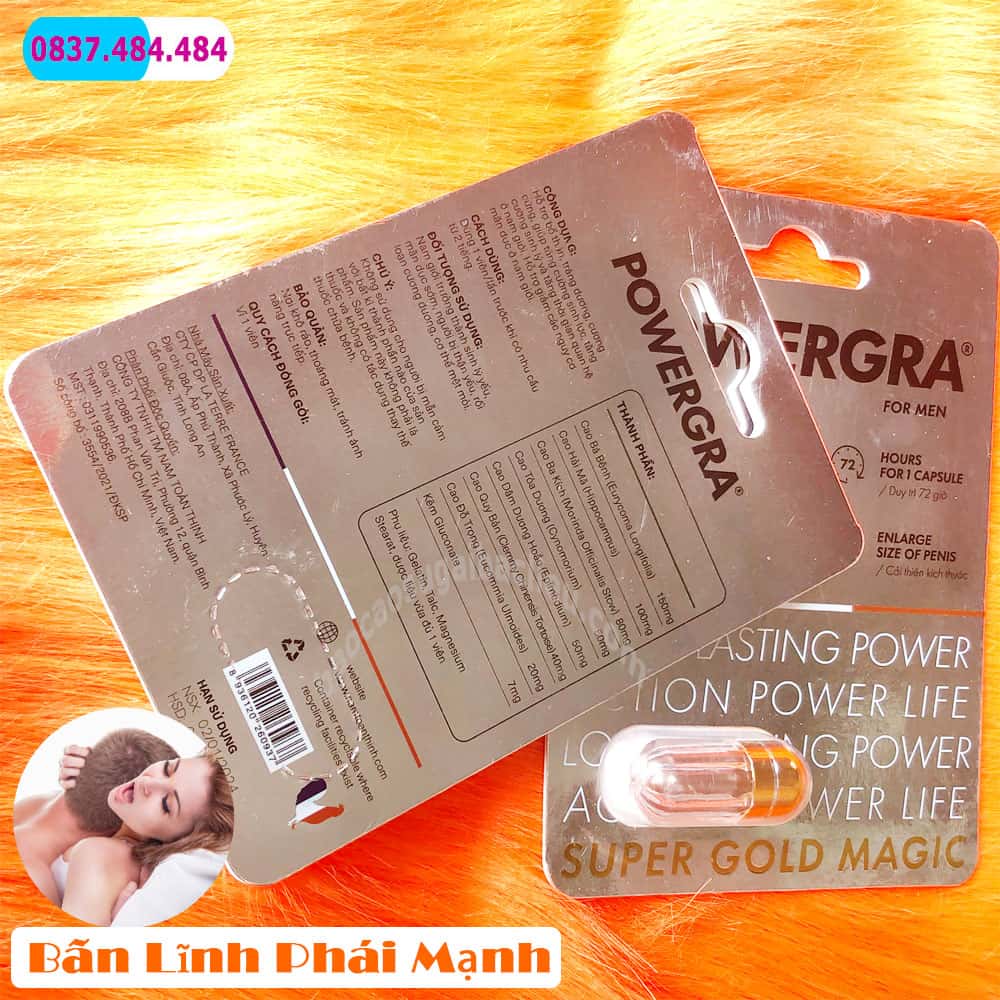 Viên Uống  Cương Dương Powergra Hàn Quốc