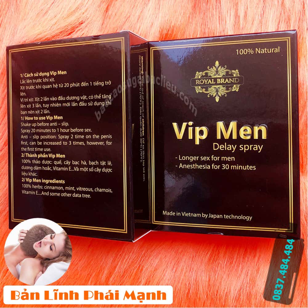 Chai Xịt Vipmen Kéo Dài Thời Gian Quan Hệ Bạc Liêu