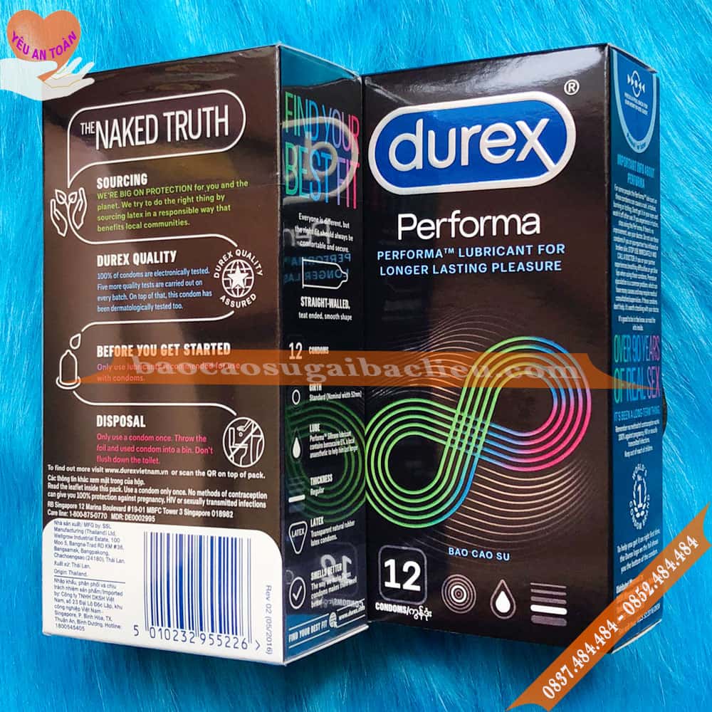 Bao Cao Su Durex Performa 12 Cái Bạc Liêu bao cao su durex kéo dài thời gian quan hệ tại bạc liêu