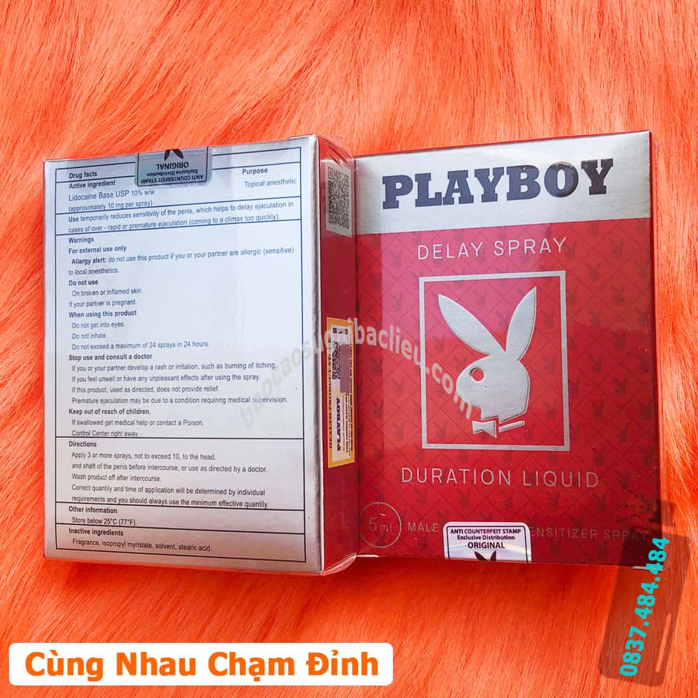 Chai xịt Playboy đỏ kéo dài thời gian quan hệ - Bạc Liêu Chai xịt kéo dài thời gian quan hệ Playboy tại Bạc Liêu