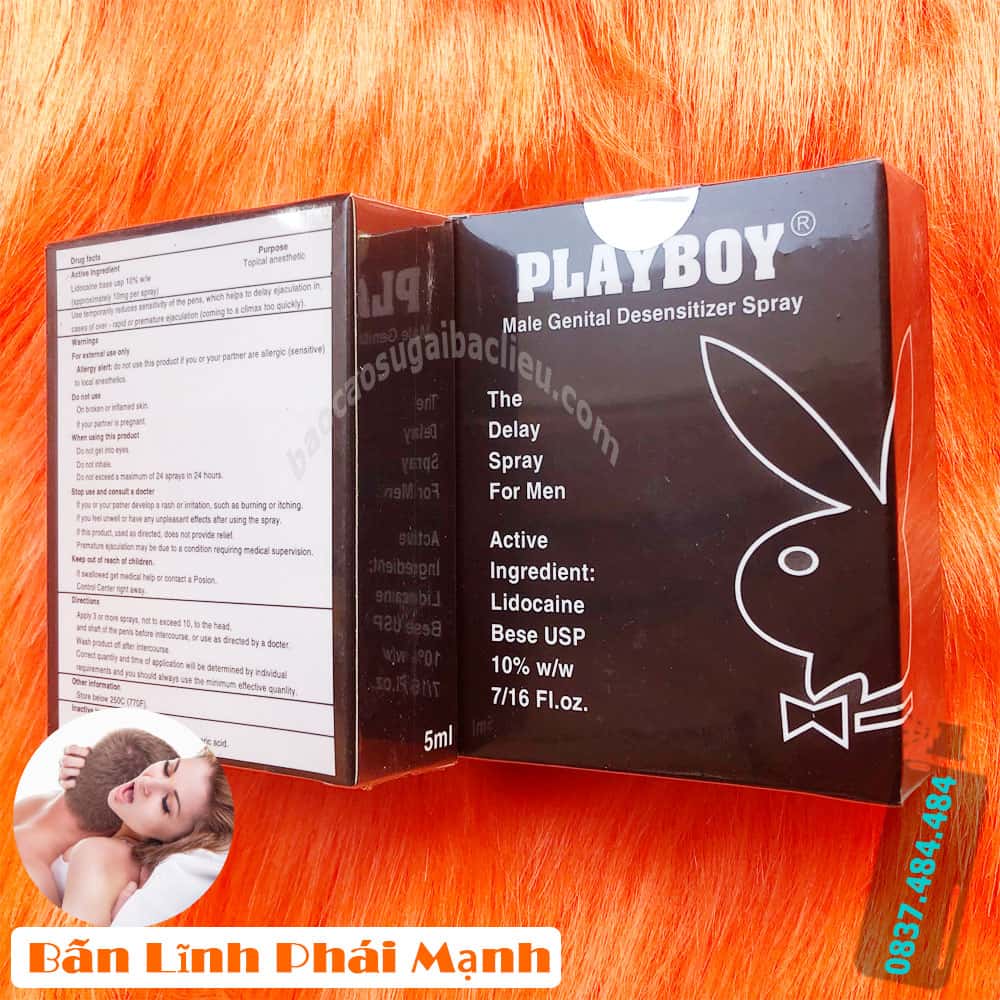 Chai Xịt Playboy Chống Xuất Tinh Sớm 