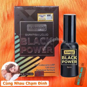 Chai xịt bamboo black kéo dài thời gian quan hệ tại bạc liêu