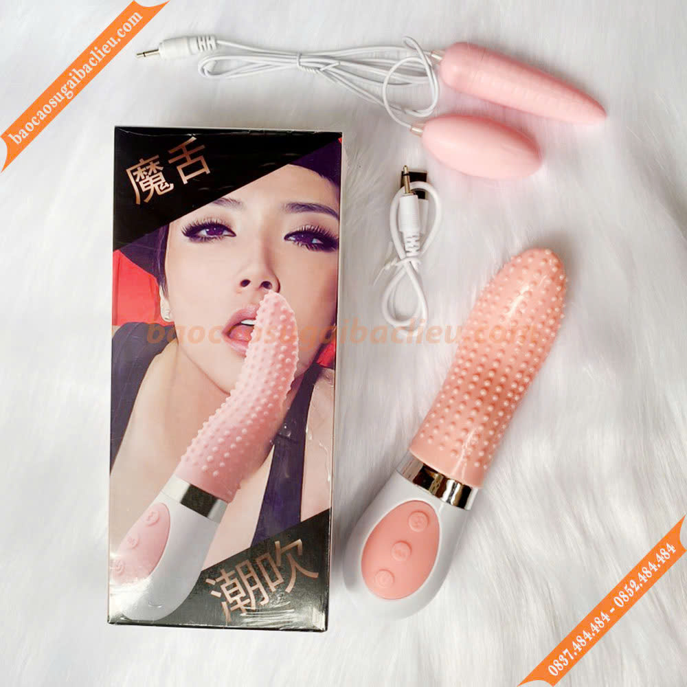 Bộ lưỡi liếm và trứng rung CRAZY TONGUE Bạc Liêu